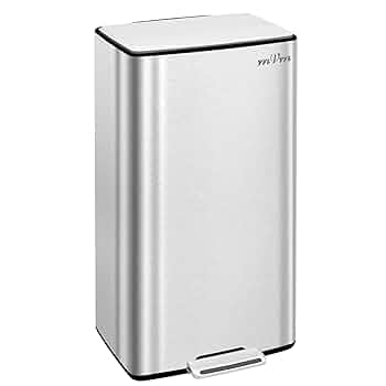 Amazon｜mVm ゴミ箱 40L ダストボックス ステンレス ペダル式